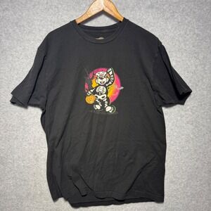 Buc-ee's Halloween Skeleton Beaver Spooky Stuff Black T-Shirt Mens XL